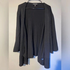 Lane Bryant Black Open Cardigan